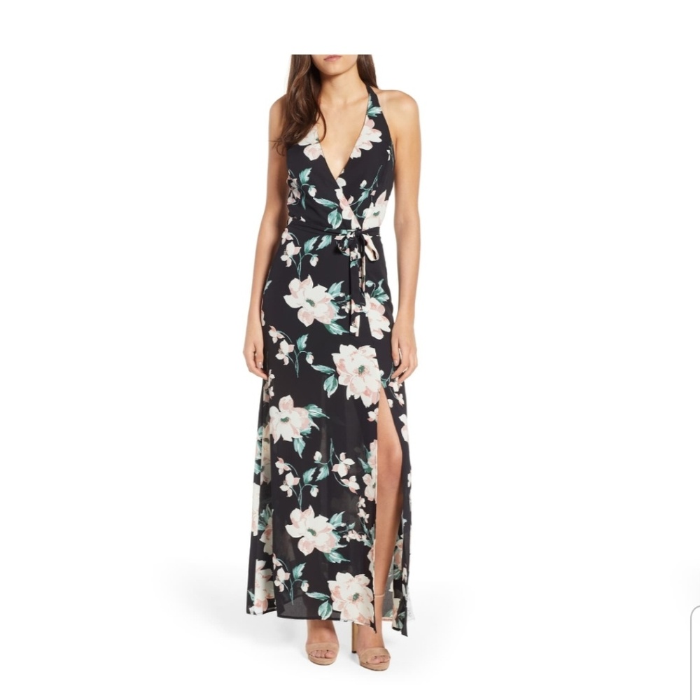 June and Hudson Floral Maxi Dress Size M